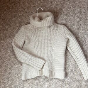 Banana Republic Cream Cowl Neck Sweater